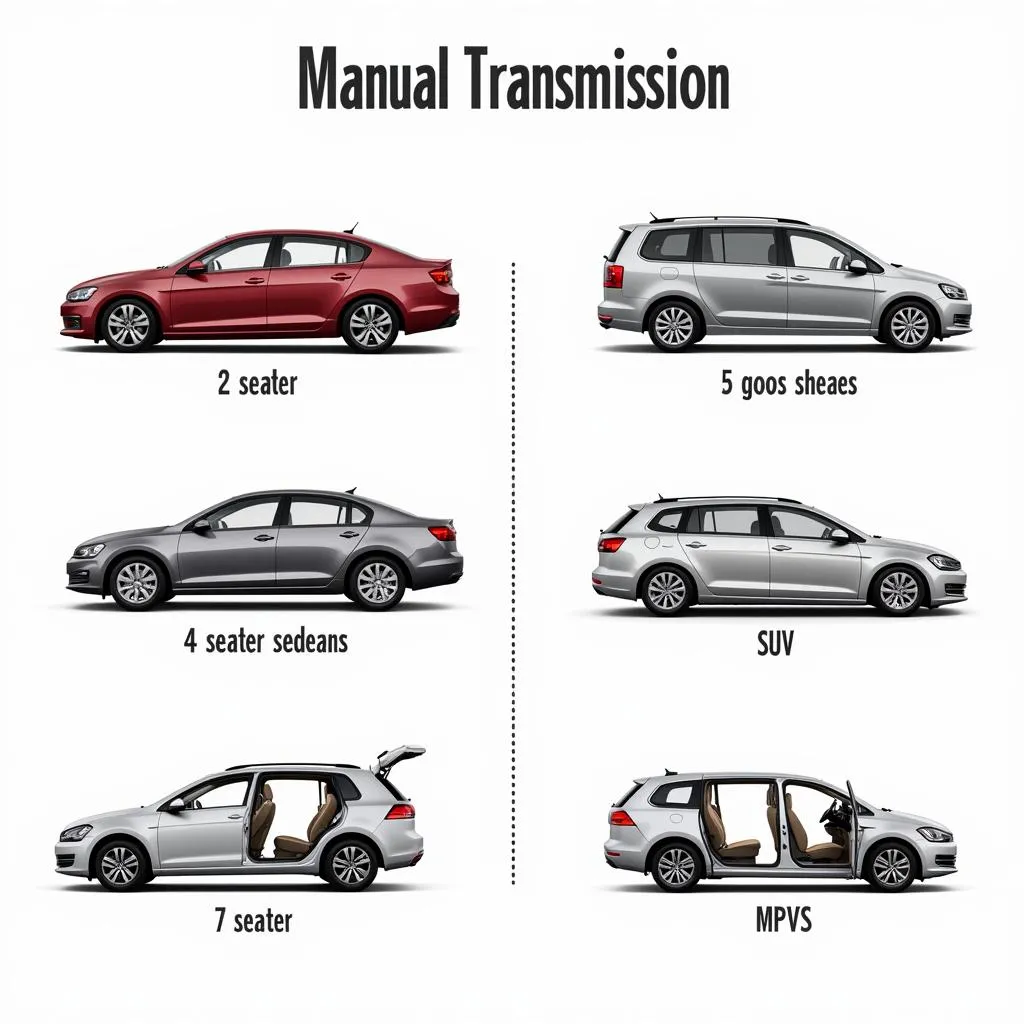 Phân Loại Xe Số Sàn Theo Số Chỗ