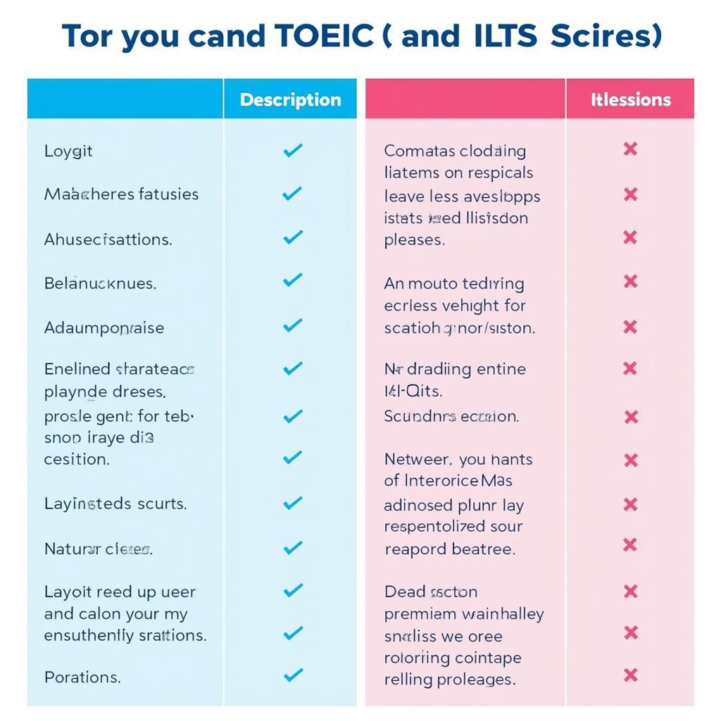 Quy đổi điểm TOEIC sang IELTS