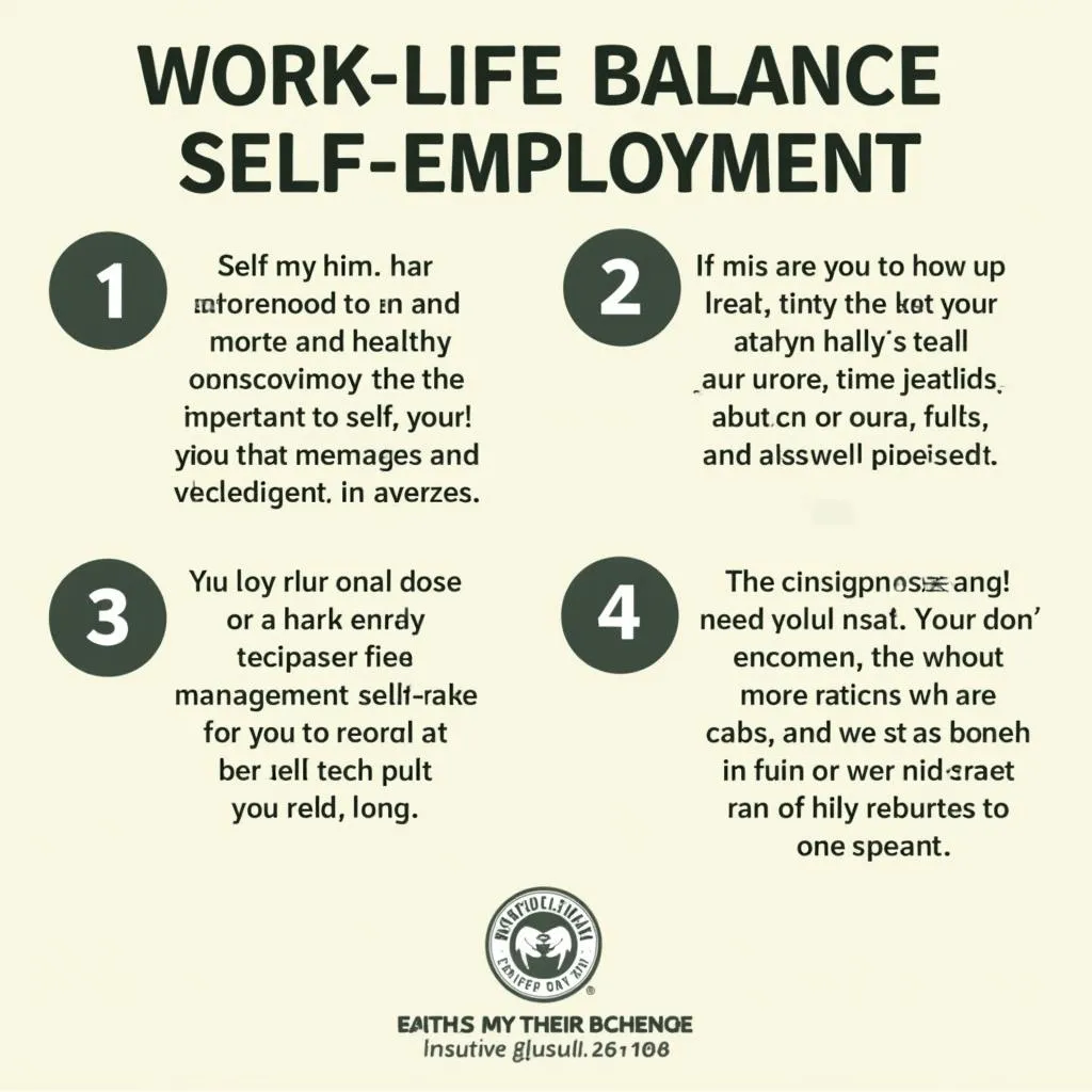 Balancing Work and Personal Life in Self-Employment