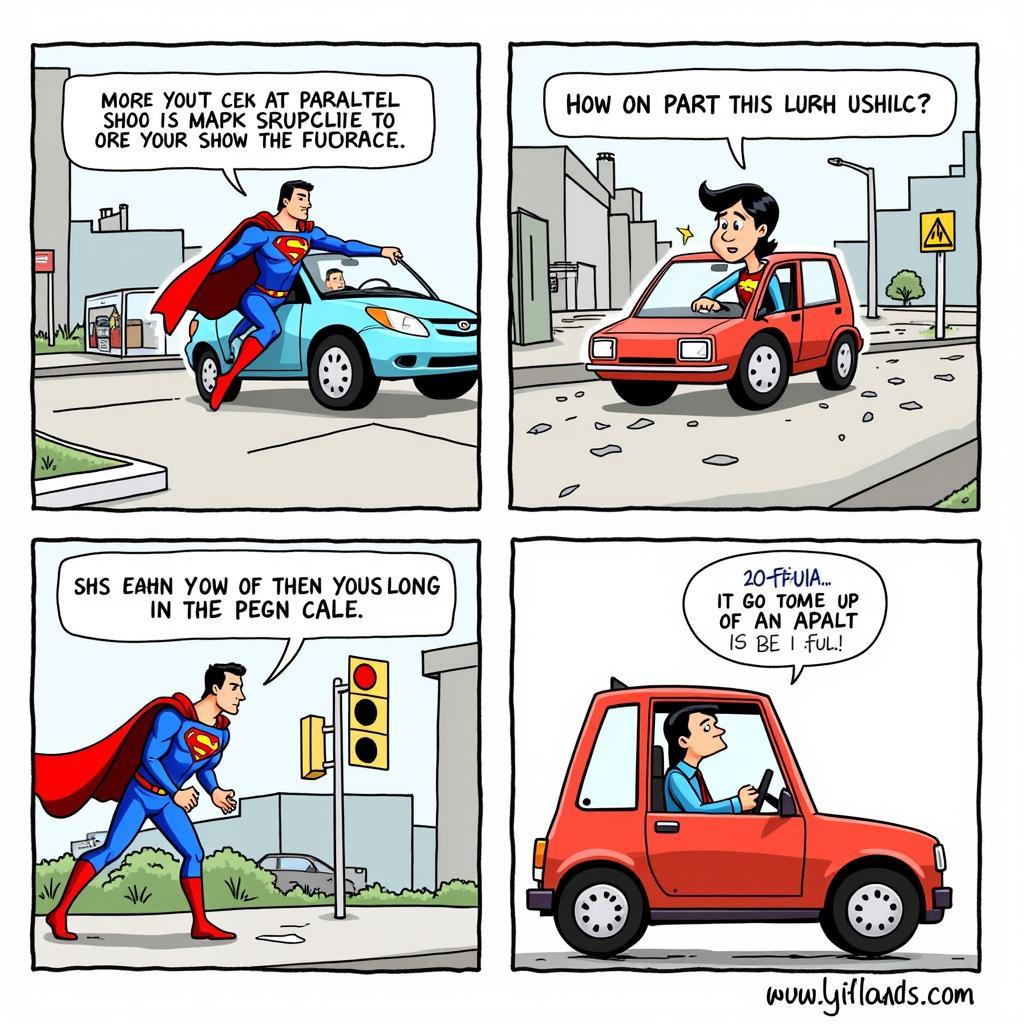 Superheroes and traffic rules