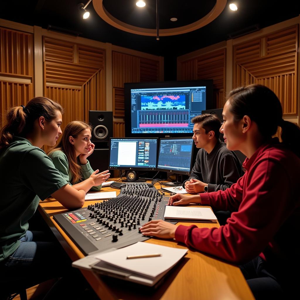 Audio Engineering Students