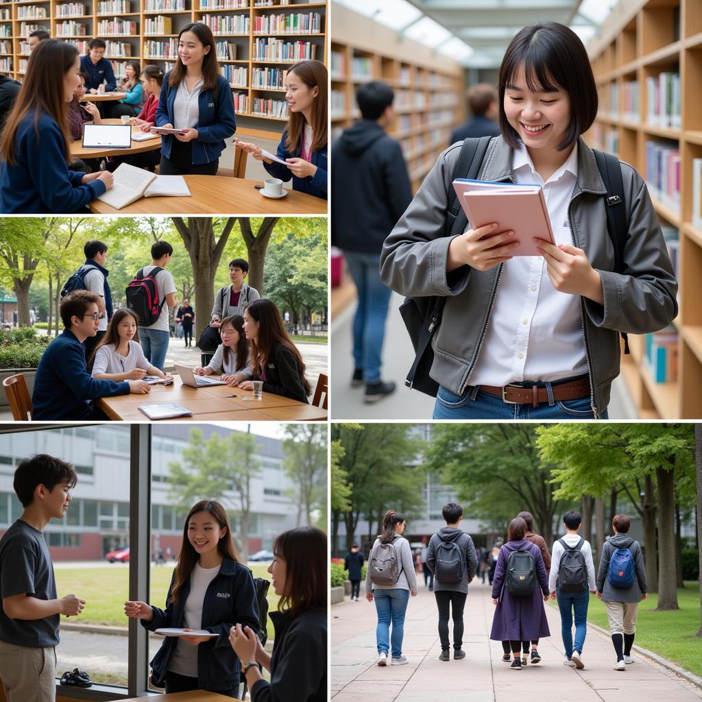 Students at Yonsei