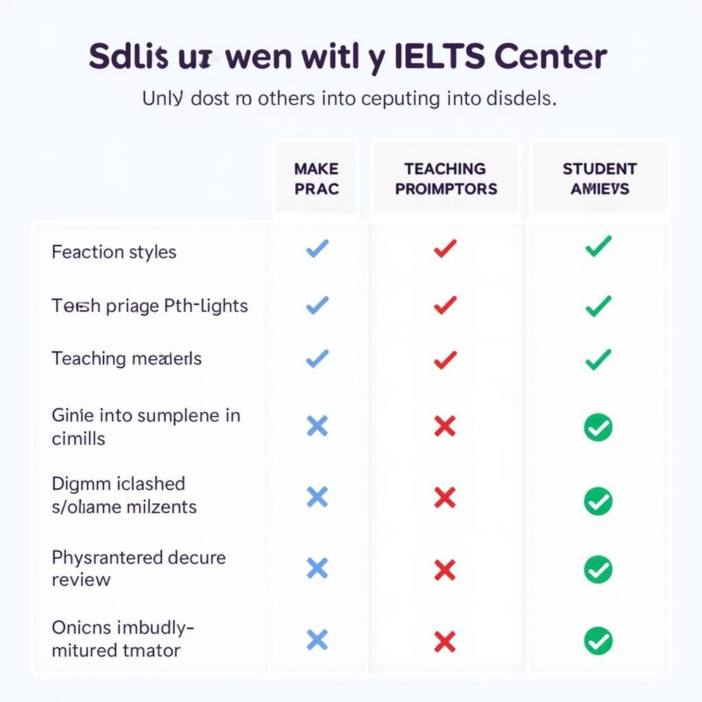 So sánh IELTS Đình Lực với các trung tâm khác