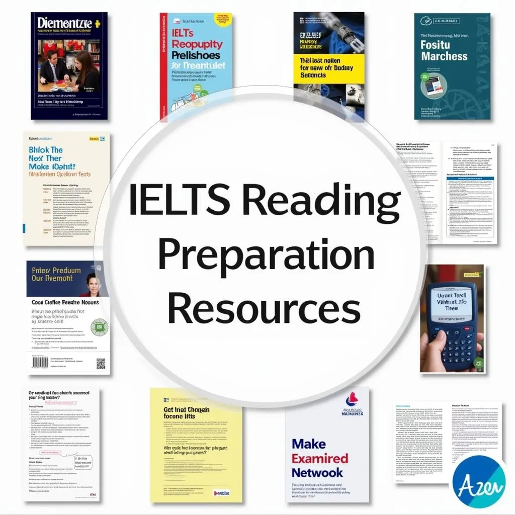 Hình ảnh các nguồn tài liệu luyện thi Reading IELTS