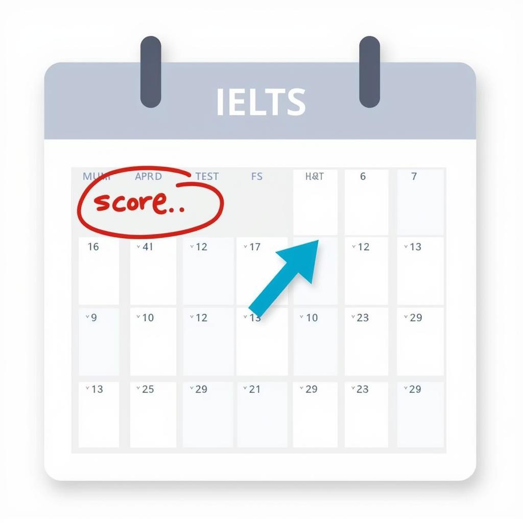 Thời gian công bố điểm IELTS