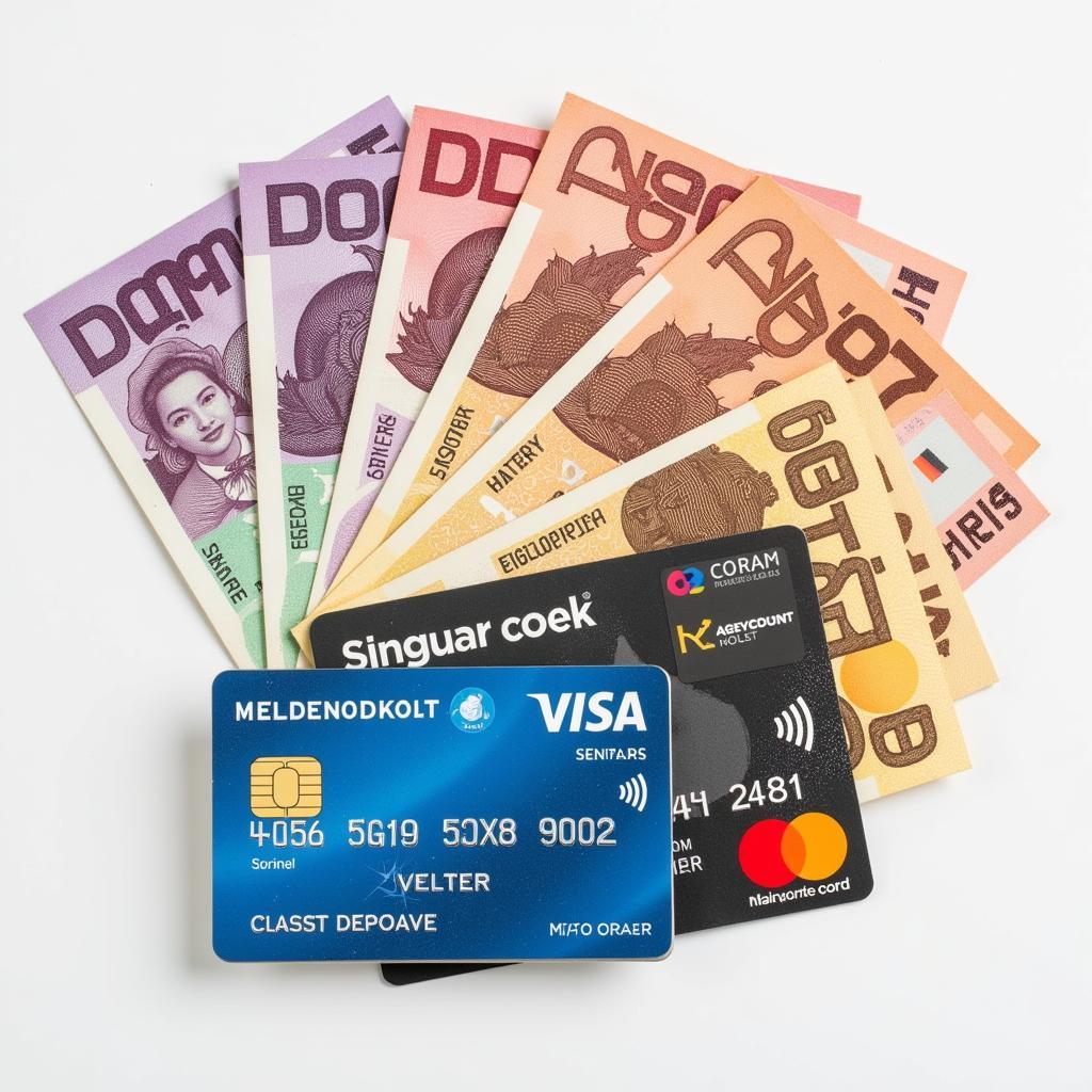 Currency and bank cards in Singapore