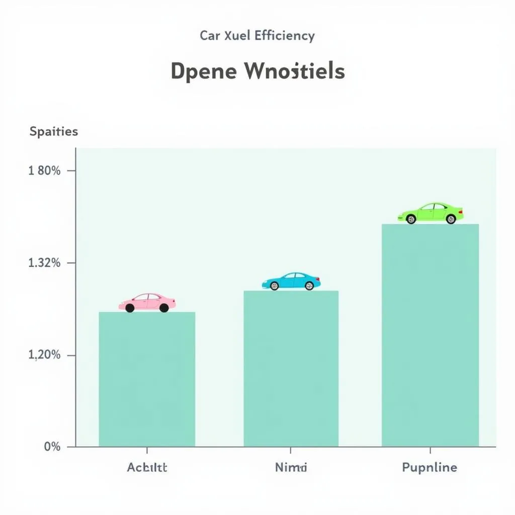 Biểu đồ so sánh mức tiêu hao nhiên liệu của các dòng xe ô tô
