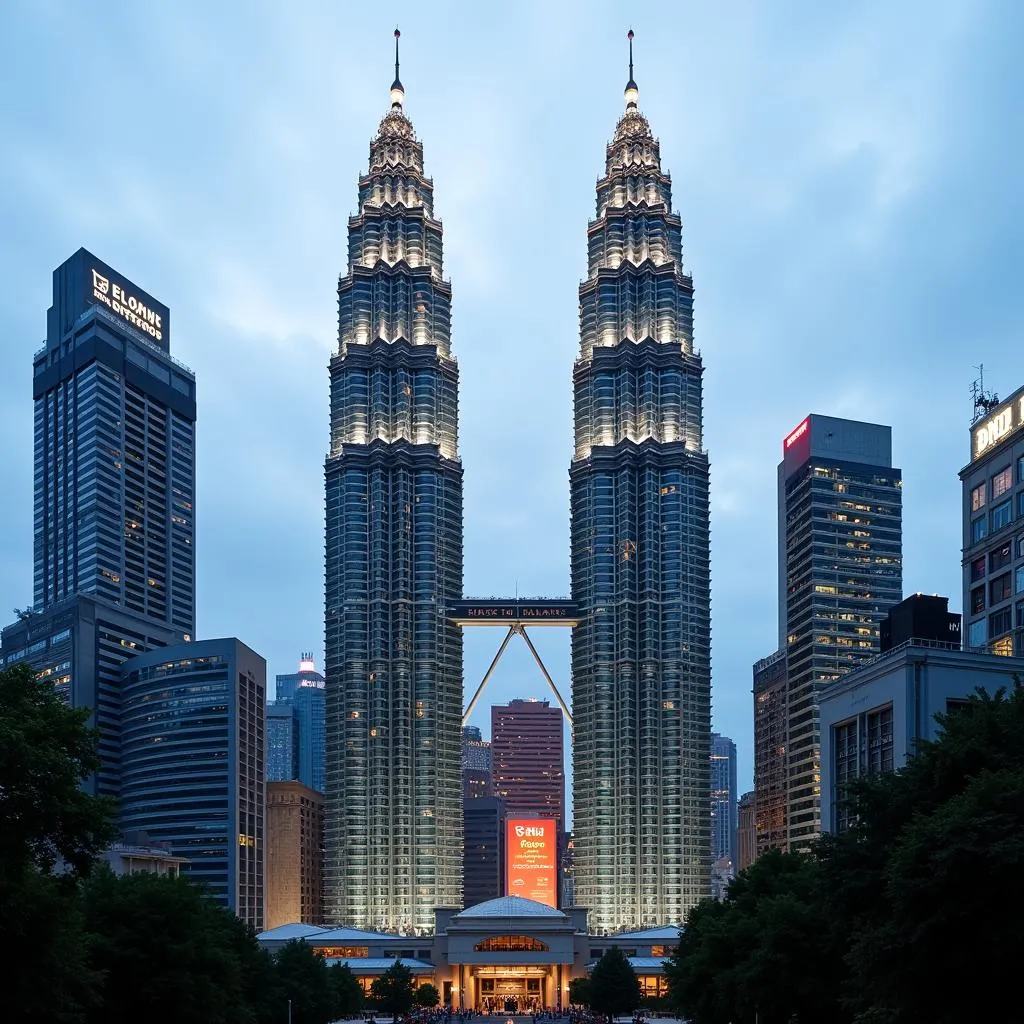 Tòa tháp đôi Petronas Kuala Lumpur