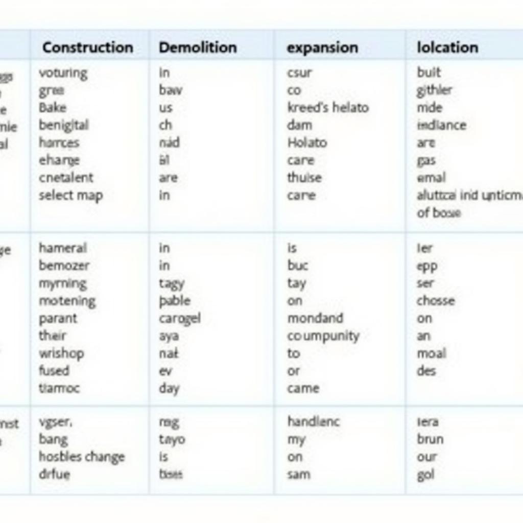 ielts writing task 1 vocabulary for describing change