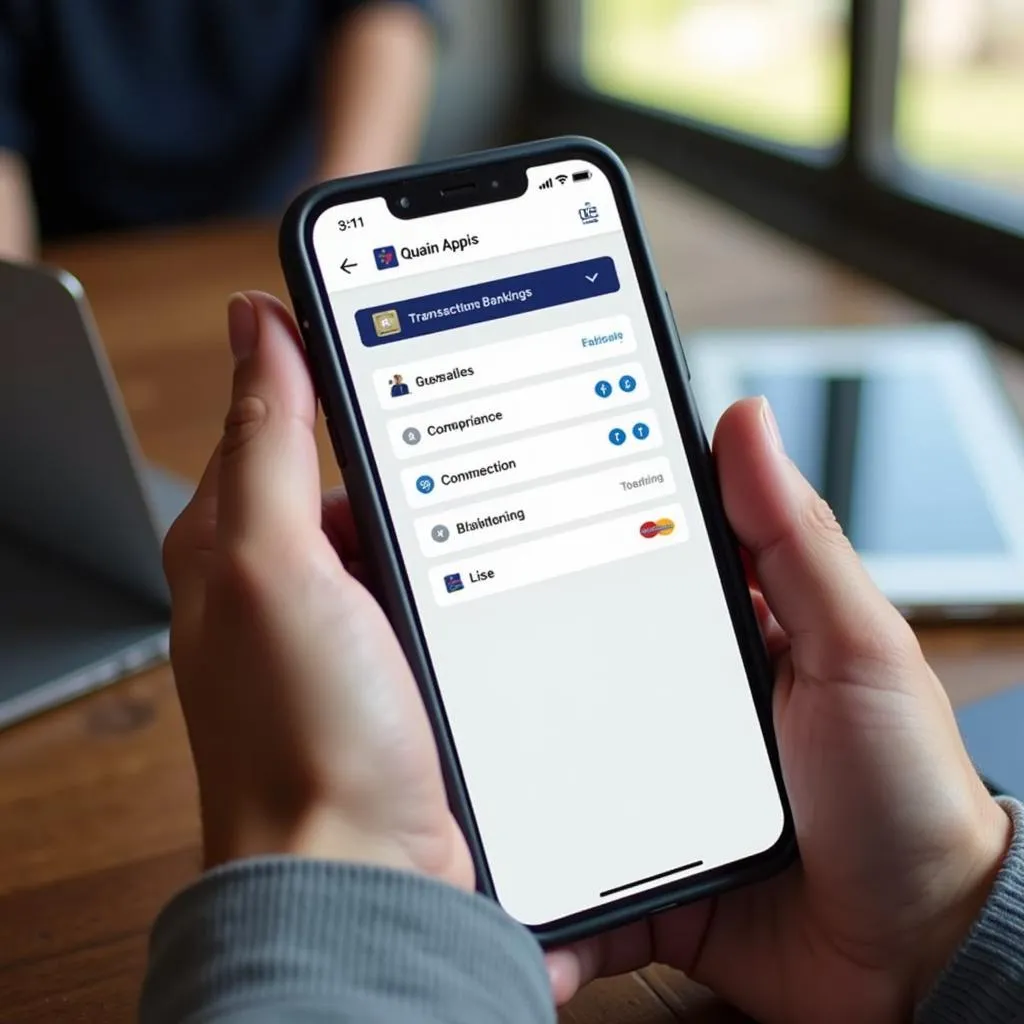 Ứng dụng ngân hàng điện tử trên điện thoại