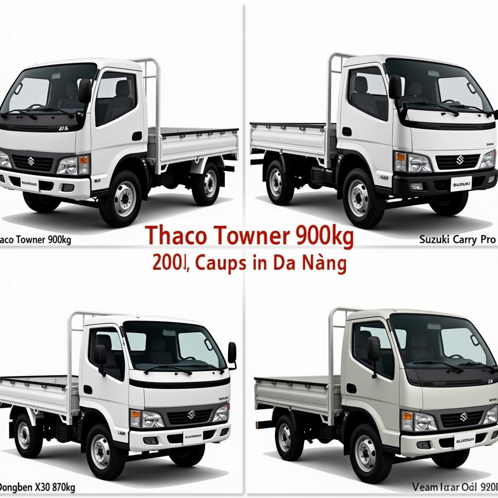 Các dòng xe tải 900kg tại Đà Nẵng