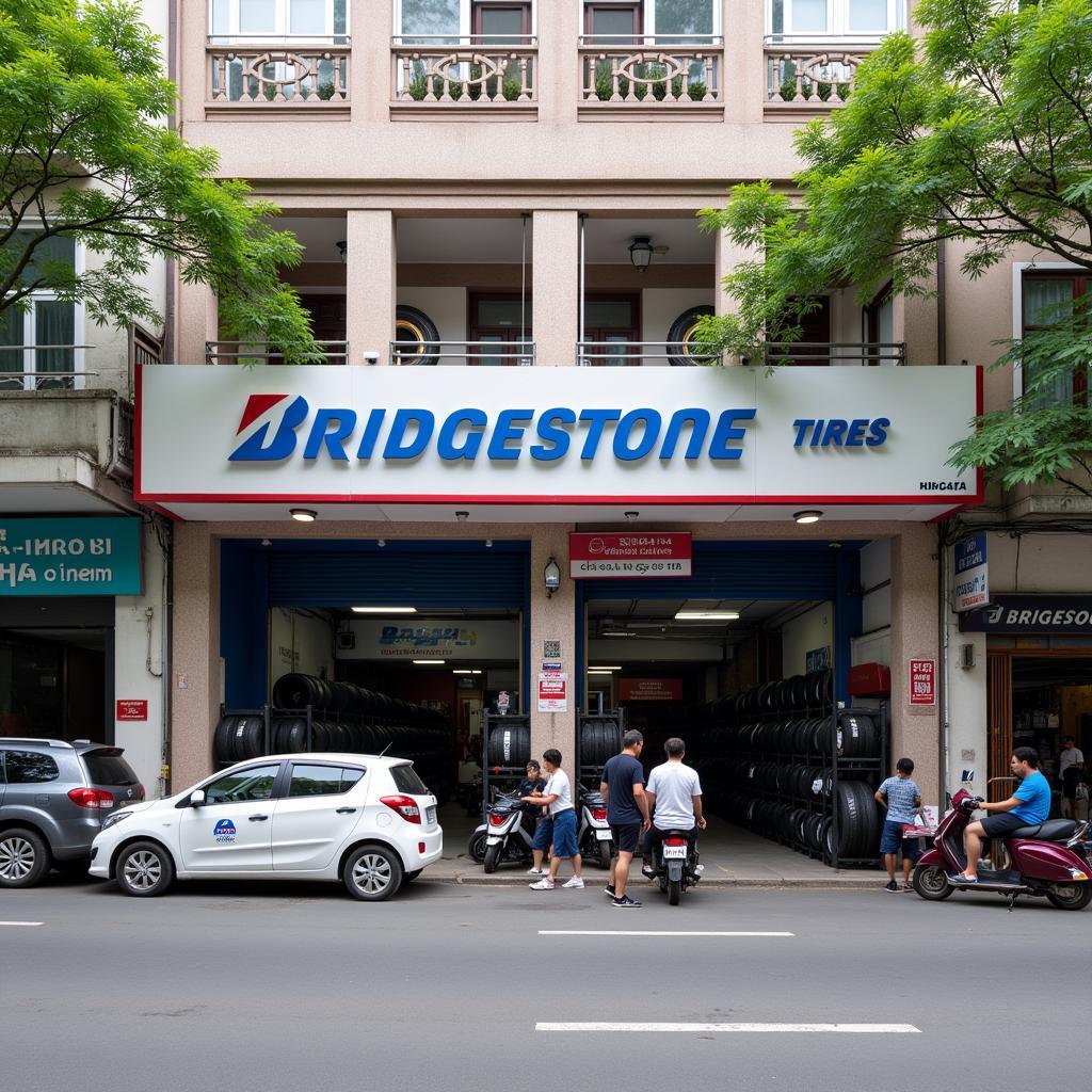 Đại lý vỏ xe ô tô Bridgestone tại Hà Nội