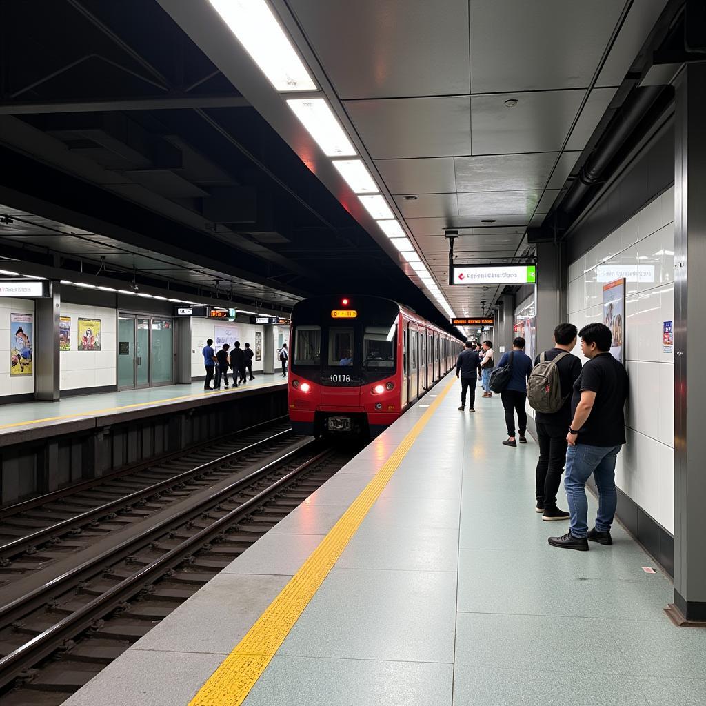 Di chuyển bằng MRT tại Singapore