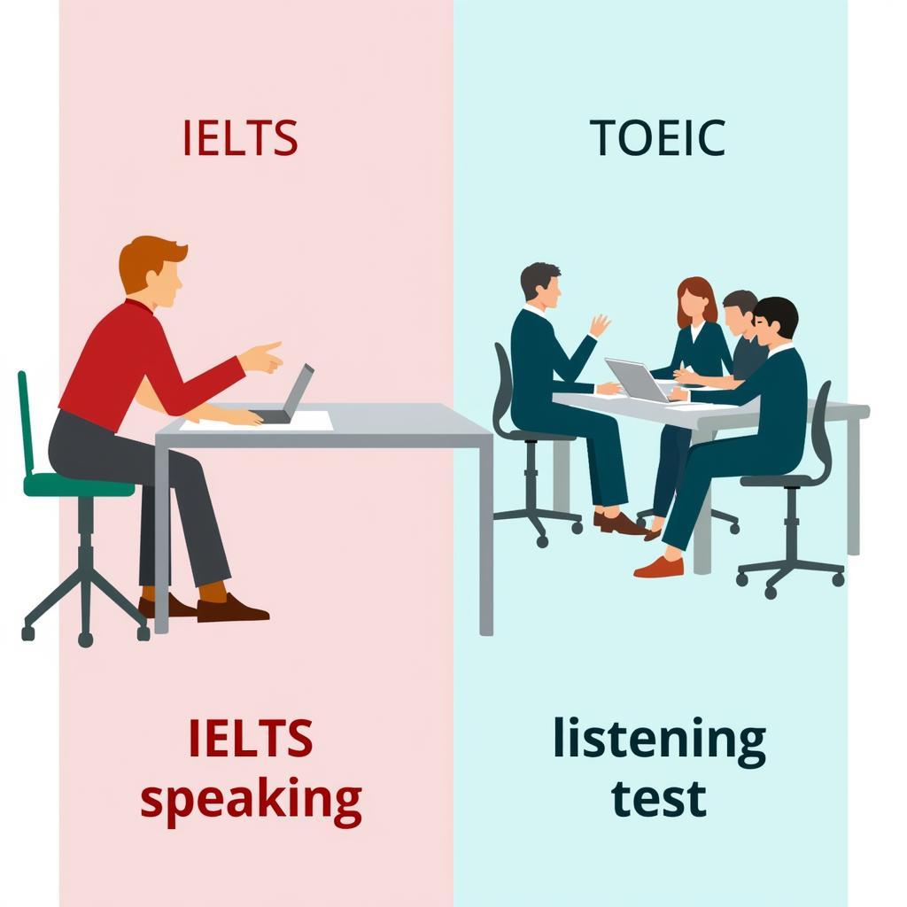 Học IELTS và TOEIC: Sự khác biệt