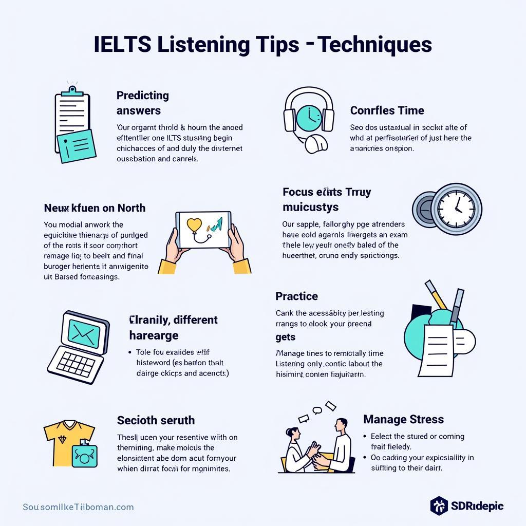 Tổng hợp các tips và kỹ thuật làm bài IELTS Listening