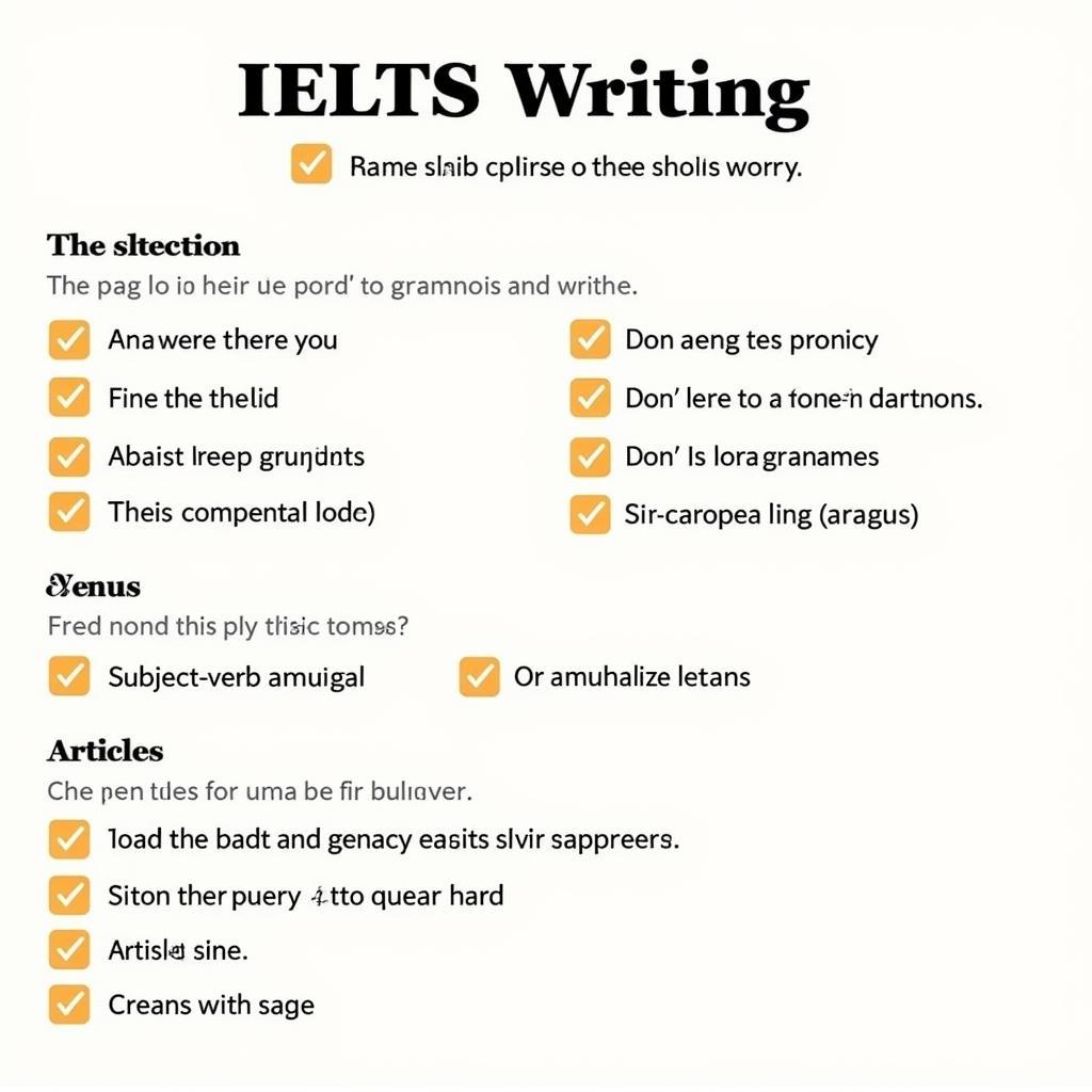 Ngữ pháp trong IELTS Writing