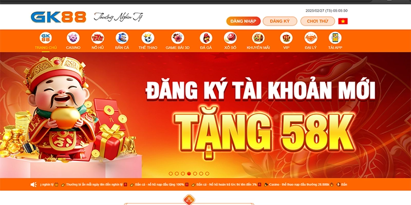 nhà cái GK88 uy tín